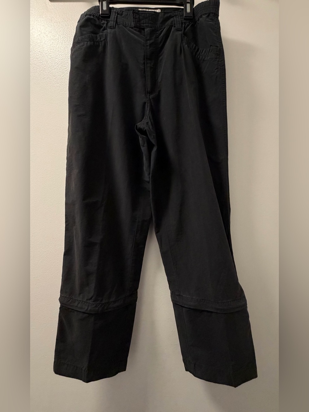 Vintage Columbia Convertible Zip-Off Pants Black 10R